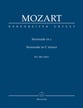 Serenade in C Minor K. 388-Study Sc Study Scores sheet music cover